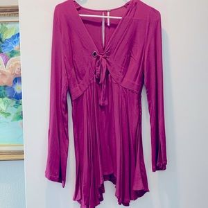 Free People Magenta Tunic or Dress Size 2